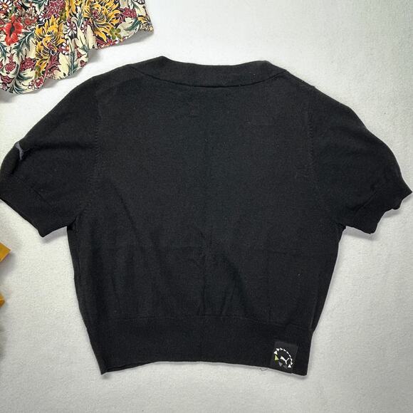 3pc Outfit Womens 6 Athleta Paper Bag Shorts & TopShop Flowy Crop Puma M Sweater - Picture 10 of 16